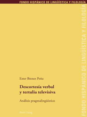 cover image of Descortesía verbal y tertulia televisiva